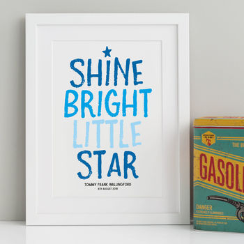 Shine Bright Little Star Print, 2 of 7