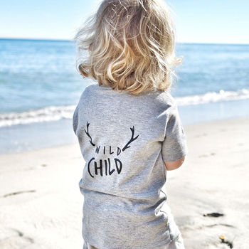 Wild Child Unisex Baby And Kids Short Sleeve T Shirt, 8 of 10