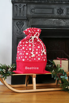 Luxury Personalised Christmas Santa Sack, 3 of 11