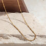 Gold Vermeil Plated Satellite Beaded Chain, thumbnail 1 of 5