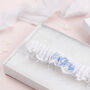 Embroidered 'Emilia' Collection Bridal Garter, thumbnail 1 of 9