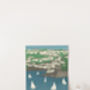 Fowey Cornwall Travel Poster Art Print, thumbnail 2 of 8