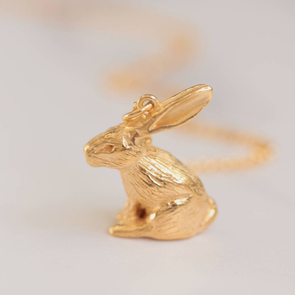 Rabbit Necklace By Astrid And Rose | notonthehighstreet.com