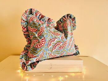 Boho Frill Cushion, 3 of 4