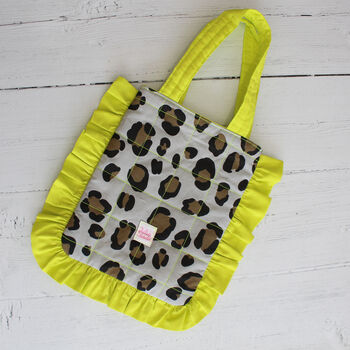 Leopard Mini Tote Bag, 3 of 11