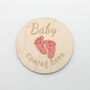 Engraved Baby Coming Soon Plaque Acrylic Keepsake, thumbnail 12 of 12