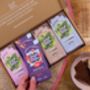 Vegan Organic Chocolate Letterbox Gift Bundle, thumbnail 1 of 4