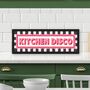 Stripe Border Framed Kitchen Disco Print, thumbnail 1 of 4