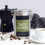 Personalised Name Coffee Gift In Tin, thumbnail 2 of 12