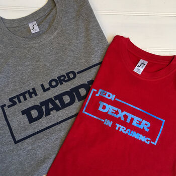 Dad And Child Star Wars T Shirt Set, 6 of 12