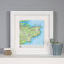 Personalised Map Print Wedding Location Gift, thumbnail 2 of 4