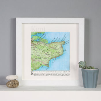 Personalised Map Print Wedding Location Gift, 2 of 4