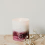 Hand Painted Soy Candle | Peach + Musk + Passion Fruit, thumbnail 1 of 4