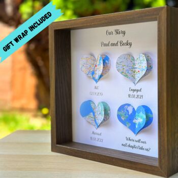 Wedding Gifts For Couples Anniversary Milestone Print, 3 of 12