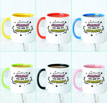 Grandad/Grandma You Are My Superhero Mug Set, 5 of 6