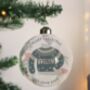 Personalised Christmas Jumper Glass Bauble, thumbnail 4 of 4