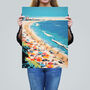 Surf Sand Sea And Sunshine Bright Fun Wall Art Print, thumbnail 2 of 6