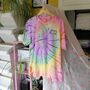 Personalised Hand Embroidered Tie Dye T Shirt, thumbnail 6 of 10