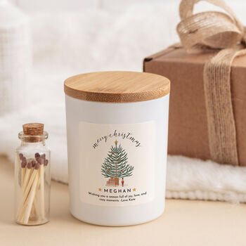 Personalised Christmas Candle Gift Set Match, 3 of 6