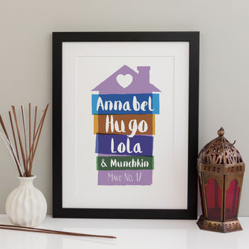 Personalised Home Print, 4 of 8