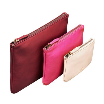 Women's Leather Purse Wallets Trio 'Siena Group Nappa', 6 of 10