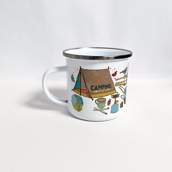 Personalised Enamel Camping Mug, 6 of 12
