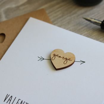 Personalised Valentines Heart Card, 6 of 7