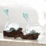 Molten Glass Red Wine Decanter Gift For Wine Lovers, thumbnail 2 of 9