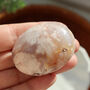 Flower Agate Palm Stone Gift With Pouch And Card, thumbnail 5 of 9