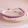 Handmade Woven Macrame Waterproof String Bracelet, thumbnail 8 of 10