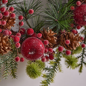 Luxury Country Orchard Christmas Wreath, 5 of 7