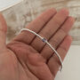 Tanzanite December Gemstone Adjustable Bracelet, thumbnail 3 of 9