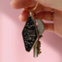 Home Is Where The Heart Is Keyring | Housewarming Gift, thumbnail 7 of 7
