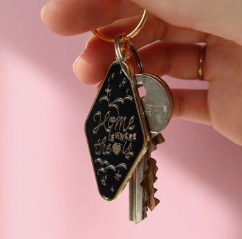 Home Is Where The Heart Is Keyring | Housewarming Gift, 7 of 7