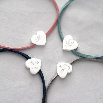 Ella Friendship Heart Personalised Bracelet, 5 of 12