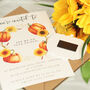 Pumpkin Wedding Invitation Acrylic Magnets And Cards, thumbnail 7 of 8