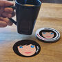 Personalised Face Glossy Coasters Gift For Sister, thumbnail 3 of 7