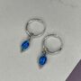 925 Sterling Silver Dreamy Sleepers Blue Opal, thumbnail 7 of 12