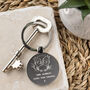 Personalised Owl Always Love You Valentines Day Keyring, thumbnail 1 of 4