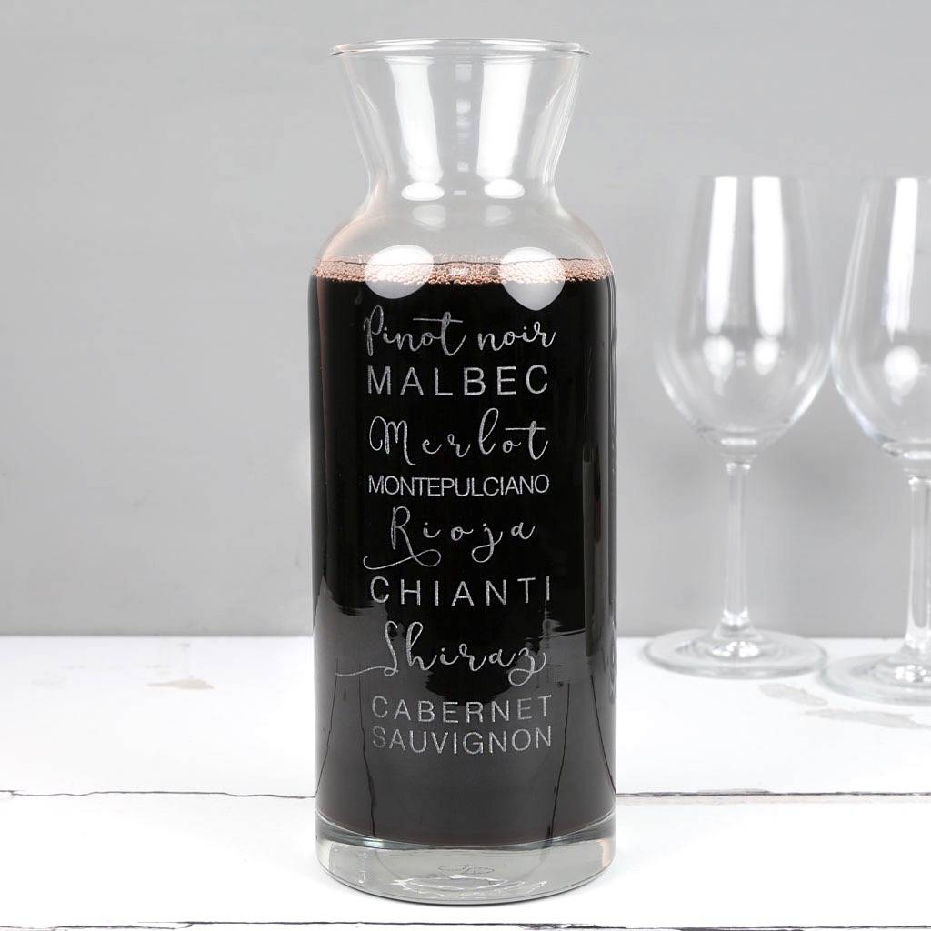 Engraved Wine Lover's Wine Carafe By Lisa Angel Homeware & Gifts