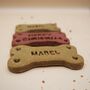 Personalised Christmas Bone Dog Biscuits, thumbnail 3 of 4