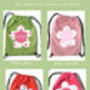 Personalised Swimming Kit Bag Girl's Designs, thumbnail 4 of 10