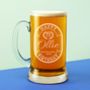 Personalised Giant Two Pint 'Happy Birthday' Tankard, thumbnail 2 of 3