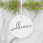 Personalised Ceramic Christmas Decoration, thumbnail 3 of 7