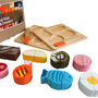 Wooden Play Food Sets – Dinner And Dessert Puzzle Set, thumbnail 7 of 8