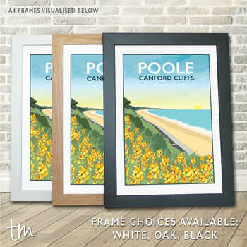 Canford Cliffs, Poole, Dorset Print By Tabitha Mary ...