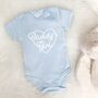 Daddy's Girl Fathers Day Babygrow With Heart, thumbnail 2 of 9