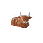 Bramble Farm Highland Cow Ring Holder In Gift Box, thumbnail 3 of 5