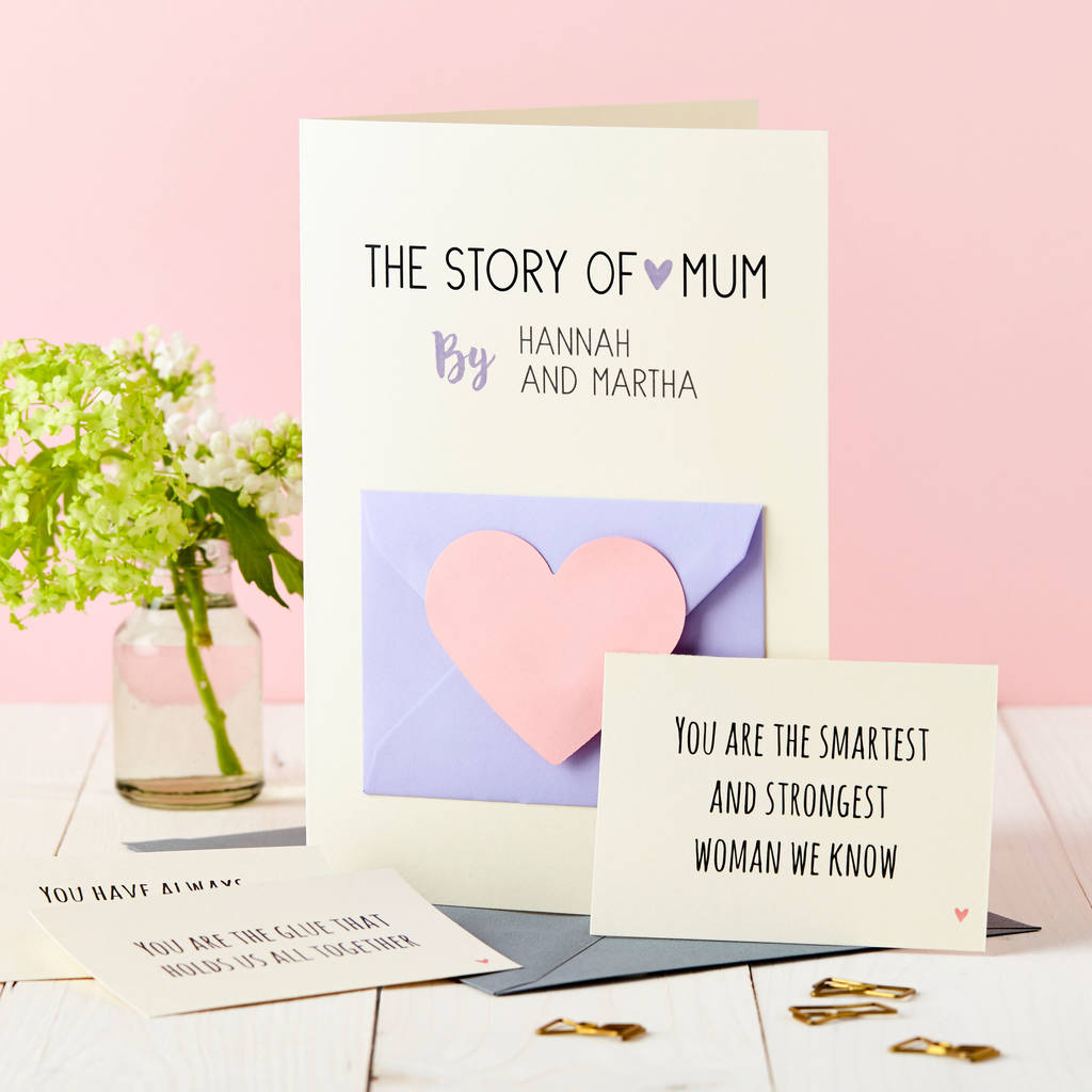 'The Story Of Mum' Secret Messages Card By Martha Brook ...