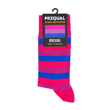 Lgbtq+ Bisexual Colours Socks, 2 of 2